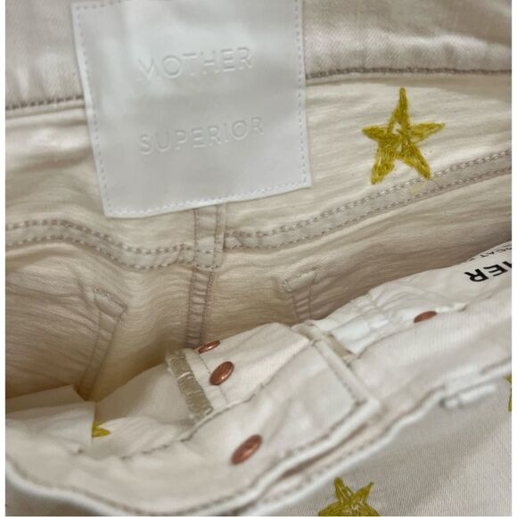 Mother Superior The Tomcat Kick Fray Shorts in Shoot for the Stars Size 25 - Picture 3 of 9